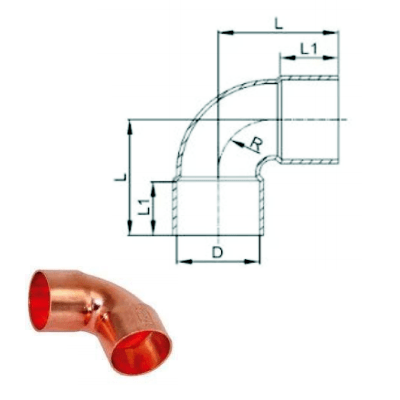 Copper pipe fittings(all kinds of elbows,tees...